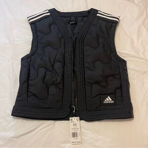 NWT Adidas Black Quilted Vest